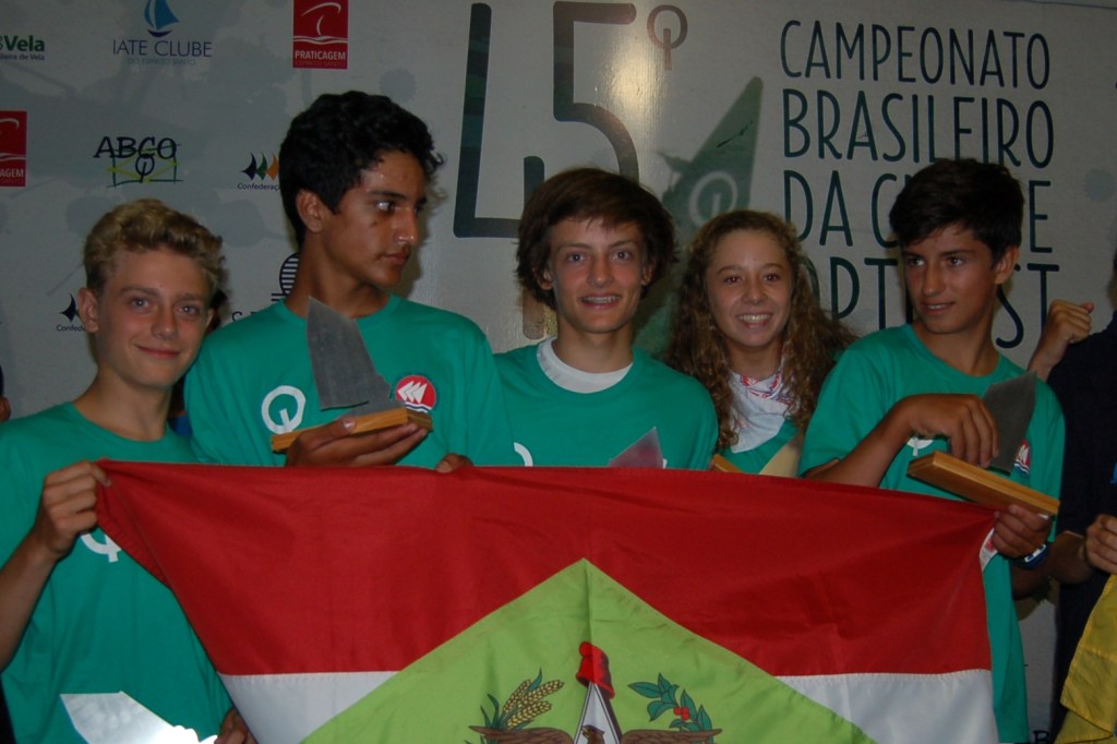 Premiação campeonato de equipes - Equipe Santa Catarina 1