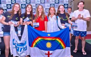 Premiação categoria veterano juvenil feminino